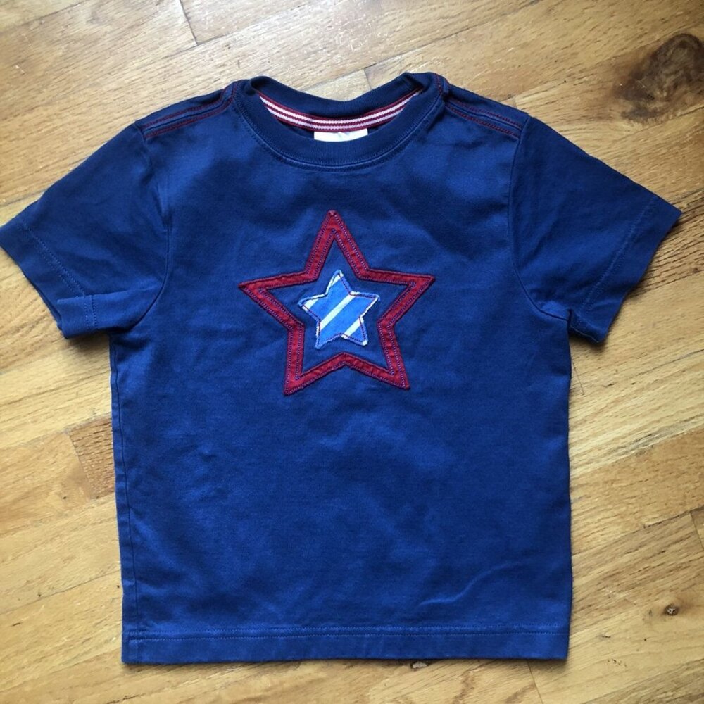 Hanna Andersson Size 110 5 Blue Star Tee